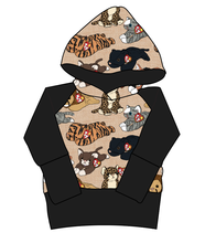 Load image into Gallery viewer, Meowsome Beanie Friends Grow With Me Hoodie (or Crewneck)