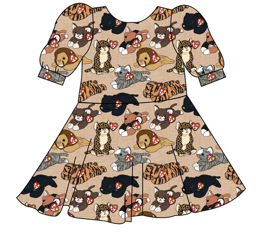 Meowsome Beanie Friends Prairie Dress