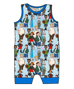 Playground Pals Emmett Pants And Shorts T-Shirt Romper