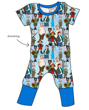 Load image into Gallery viewer, Playground Pals Grow With Me Pants And Shorts Romper