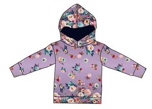 Floral Ombre Oversized Hoodie