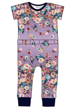 Load image into Gallery viewer, Floral Ombre Bennett Pants and Shorts Length T-Shirt Romper