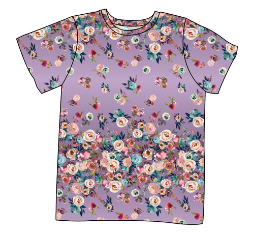 Floral Ombre Mens' Tee