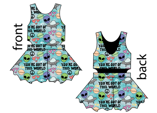 You're Out Of This World Kids Playsuit