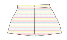 Load image into Gallery viewer, Easter Stripes Ladies&#39; Lounge Shorts