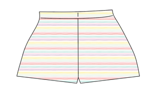 Easter Stripes Ladies' Lounge Shorts