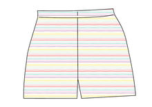 Load image into Gallery viewer, Easter Stripes Ladies&#39; Lounge Shorts