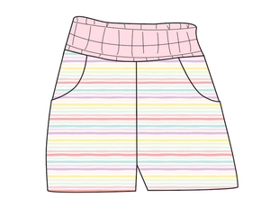 Easter Stripes Ladies' Joggers and Jogger Shorts