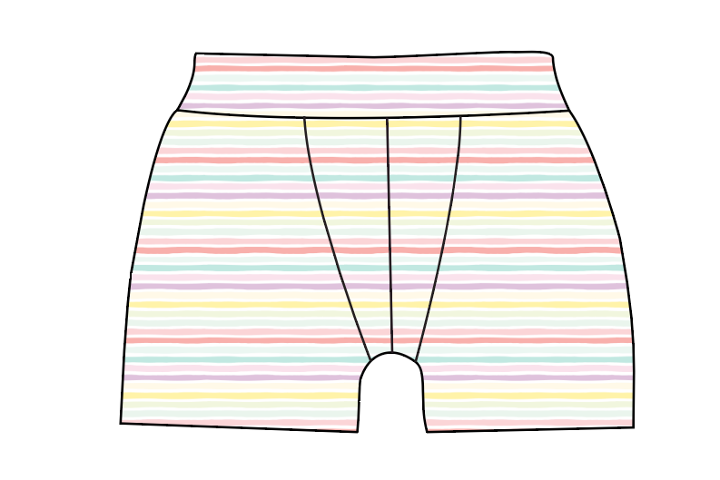 Easter Stripes Mens' Boxer Briefs