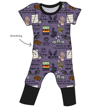 Load image into Gallery viewer, Night Court Grow With Me Pants And Shorts Romper