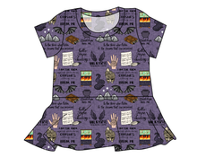 Load image into Gallery viewer, Night Court Ladies' Peplum Top