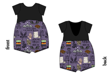 Load image into Gallery viewer, Night Court Low Back Romper and Bubble Romper