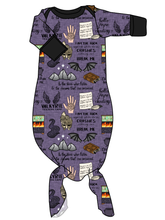 Load image into Gallery viewer, Night Court Newborn Knotted Gown