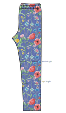 Load image into Gallery viewer, Pressed Flowers Basic Leggings