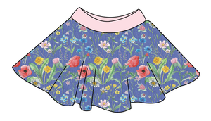 Pressed Flowers Circle Skirt