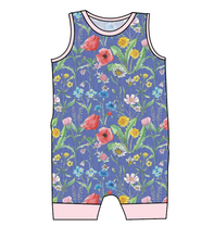 Load image into Gallery viewer, Pressed Flowers Emmett Pants And Shorts T-Shirt Romper