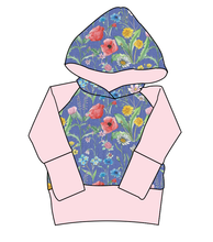 Load image into Gallery viewer, Pressed Flowers Grow With Me Hoodie (or Crewneck)