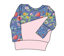 Load image into Gallery viewer, Pressed Flowers Grow With Me Hoodie (or Crewneck)