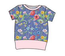 Load image into Gallery viewer, Pressed Flowers Grow With Me Tee