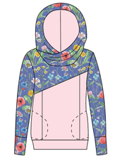 Load image into Gallery viewer, Pressed Flowers Ladies Hoodie