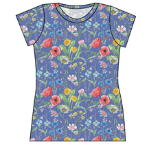 Load image into Gallery viewer, Pressed Flowers Ladies&#39; Basic Tee