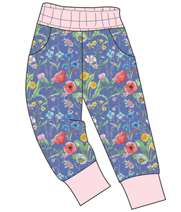 Pressed Flowers Ladies' Joggers and Jogger Shorts