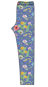 Pressed Flowers Ladies' Lounge Leggings