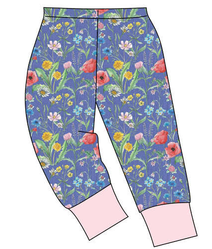 Pressed Flowers Ladies' Lounge Pants