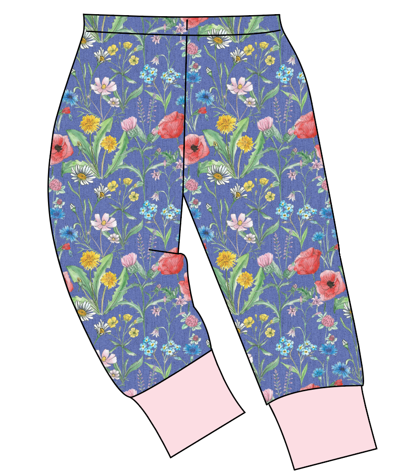 Pressed Flowers Mens' Lounge Pants