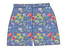 Load image into Gallery viewer, Pressed Flowers Ladies&#39; Lounge Shorts