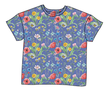 Load image into Gallery viewer, Pressed Flowers Ladies&#39; Oversized Tee