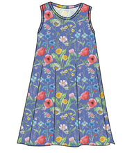 Load image into Gallery viewer, Pressed Flowers Ladies&#39; Swing Dress