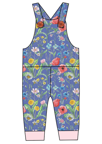 Pressed Flowers Overalls and Shortalls