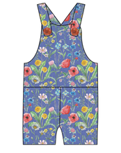 Load image into Gallery viewer, Pressed Flowers Overalls and Shortalls