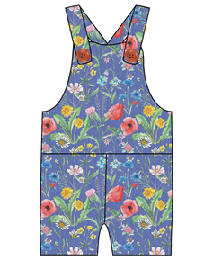 Pressed Flowers Overalls and Shortalls