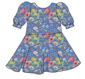 Pressed Flowers Prairie Dress