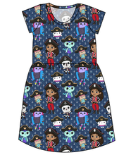 Load image into Gallery viewer, Ahoy Kitties Ladies&#39; Play Dress