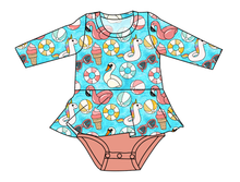 Load image into Gallery viewer, Cupcake Pool Peplum Top