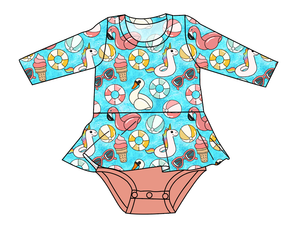 Cupcake Pool Peplum Top