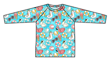 Load image into Gallery viewer, Cupcake Pool Swim Rash Guard Top