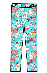 Cupcake Pool Swim Swim Leggings