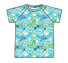 Load image into Gallery viewer, Rad Pool Swim Rash Guard Top