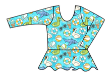 Load image into Gallery viewer, Rad Pool Swim Peplum Swim Top