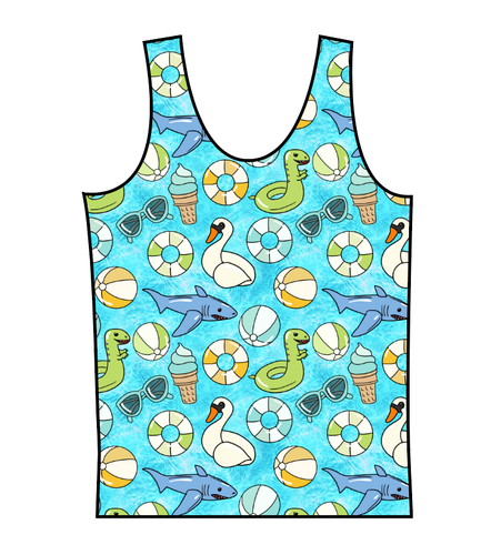 Rad Pool Swim Basic Swim Top