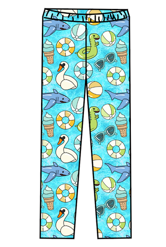 Rad Pool Swim Swim Leggings