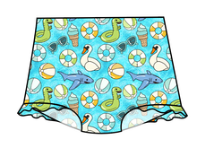 Load image into Gallery viewer, Rad Pool Swim High Waisted Swim Bottoms