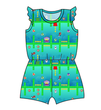 Load image into Gallery viewer, Underwater Coin Collector Ivy Summer Romper