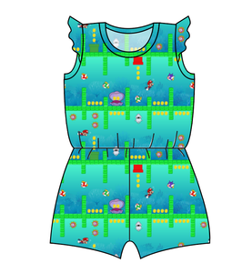 Underwater Coin Collector Ivy Summer Romper