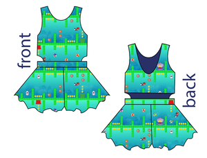 Underwater Coin Collector Kids Playsuit