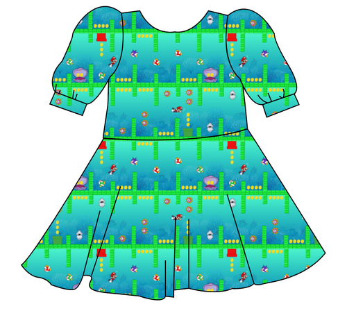 Underwater Coin Collector Prairie Dress